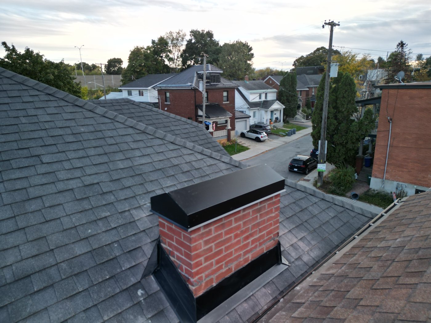 Chimney repair and new cap, Ottawa