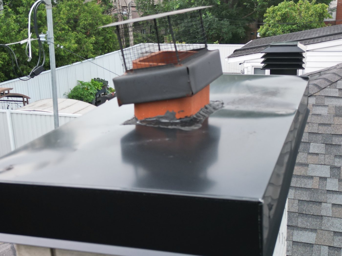 Chimney repair and new cap, Ottawa