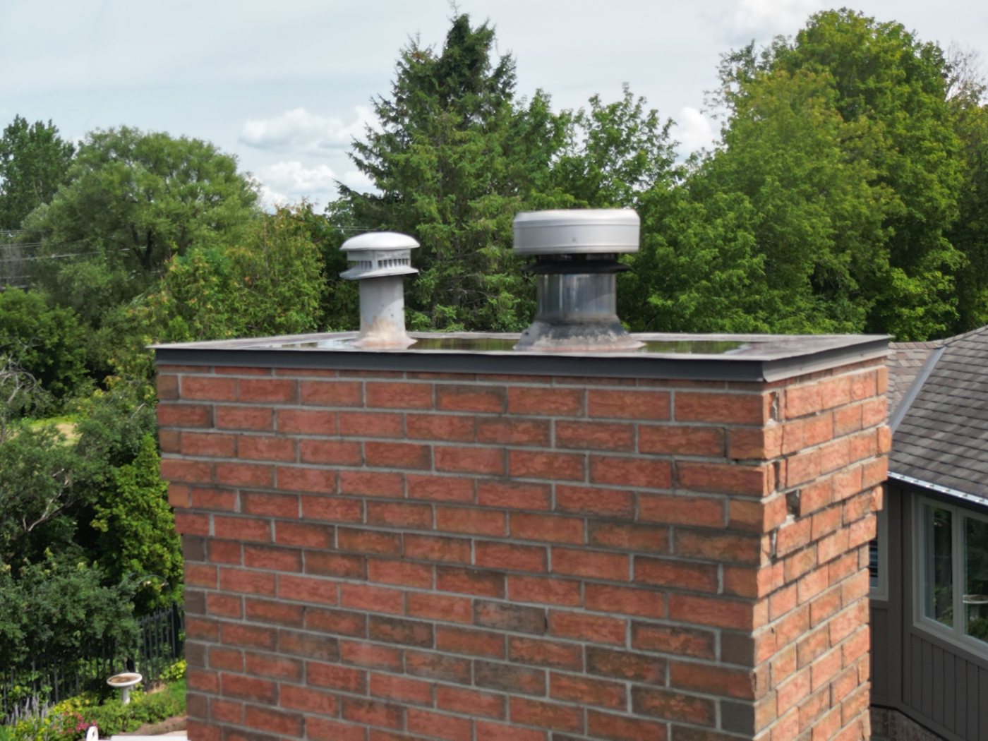 Chimney repair and new cap, Ottawa