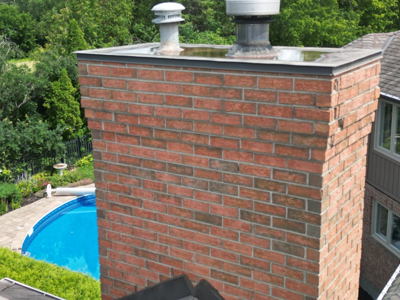 Chimney repair and new cap, Ottawa
