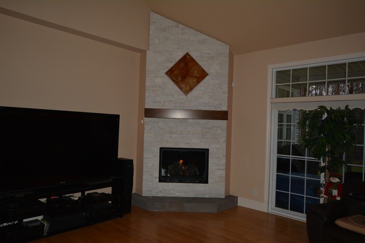 Stone feature wall Ottawa