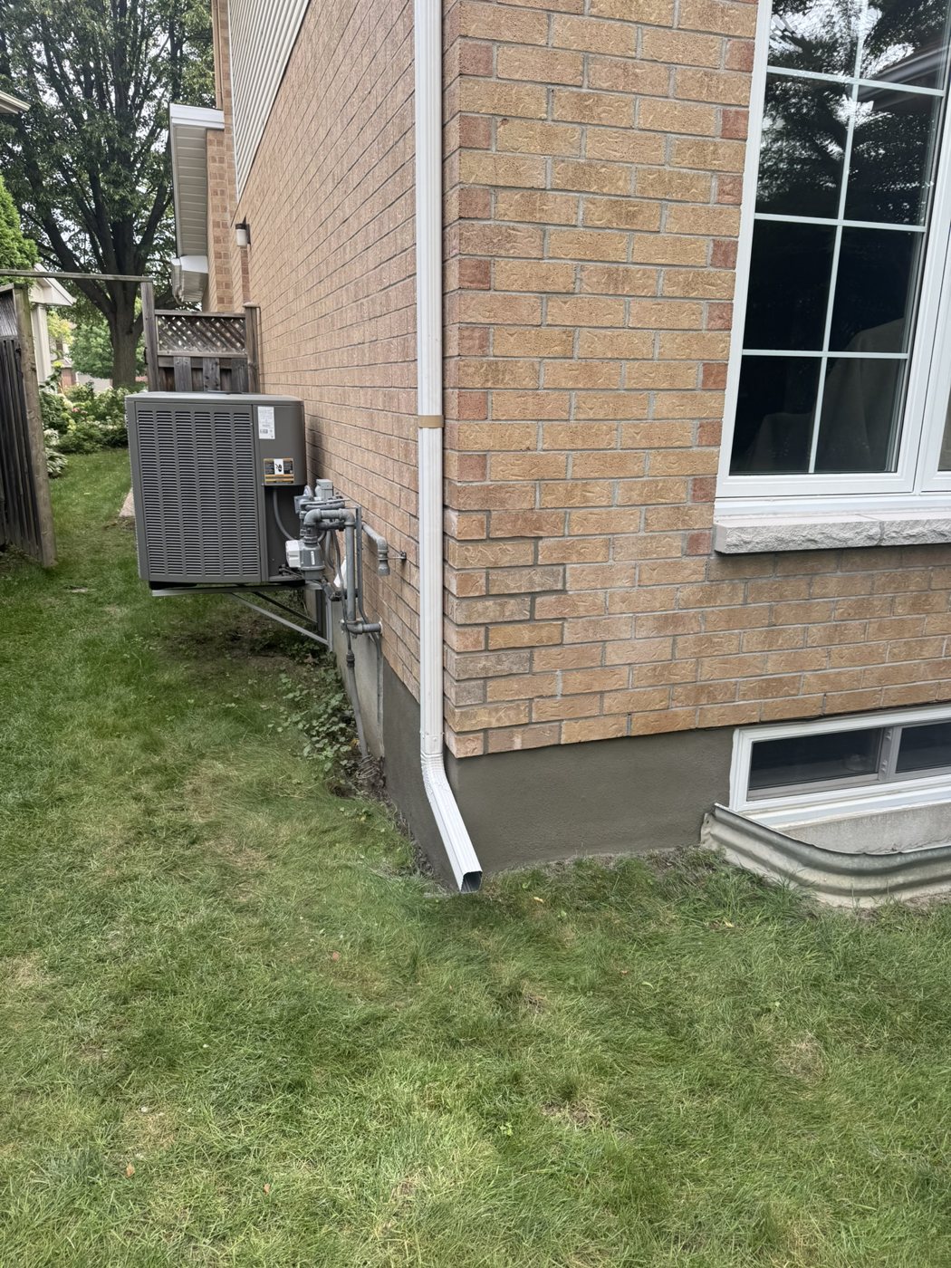 Foundation parging, Ottawa