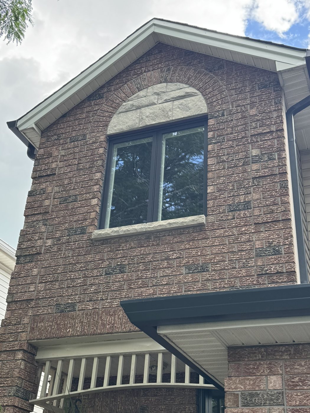 Stone window sill and arch, Ottawa