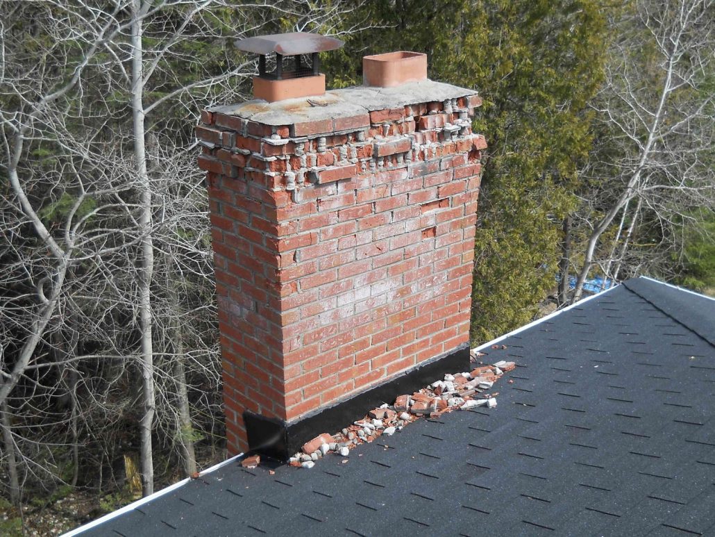 Chimney repair Ottawa - project 1