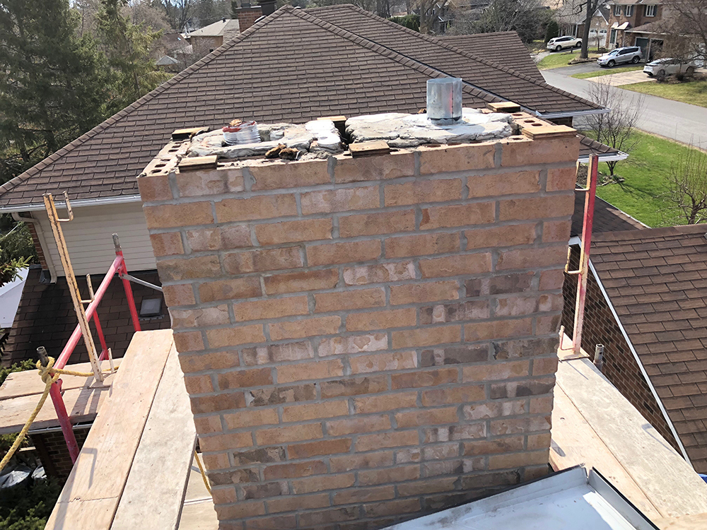 Chimney repair Ottawa - project 17