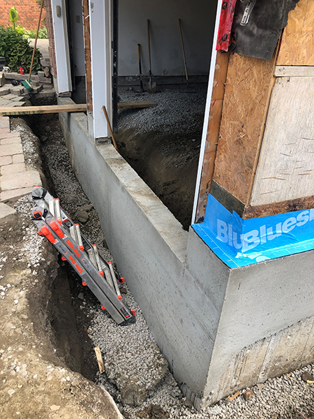 Foundation waterproofing Ottawa - project 9