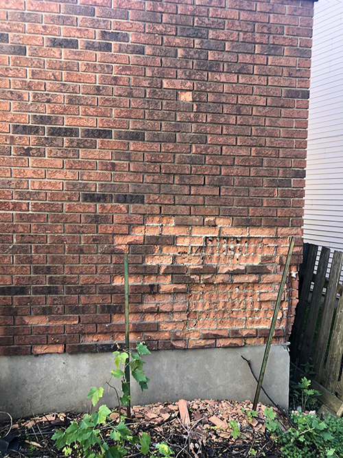 Spalling brick repair Ottawa - project 7