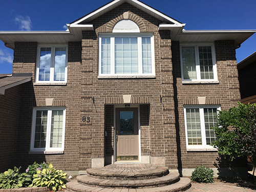 Spalling brick repair Ottawa - project 12