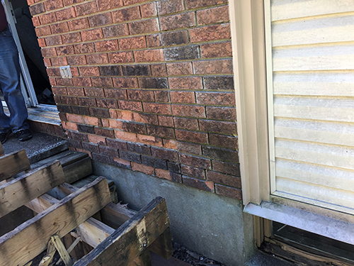 Spalling brick repair Ottawa - project 23