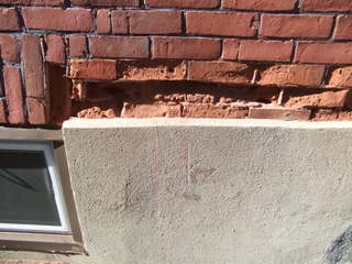 Spalling brick repair Ottawa - project 2