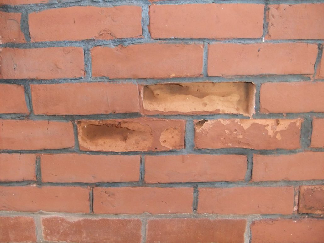 Spalling brick repair Ottawa - project 38