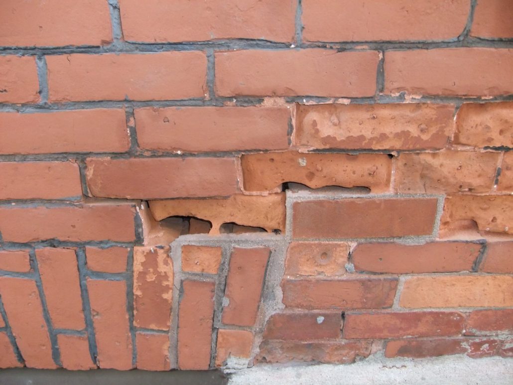 Spalling brick repair Ottawa - project 39