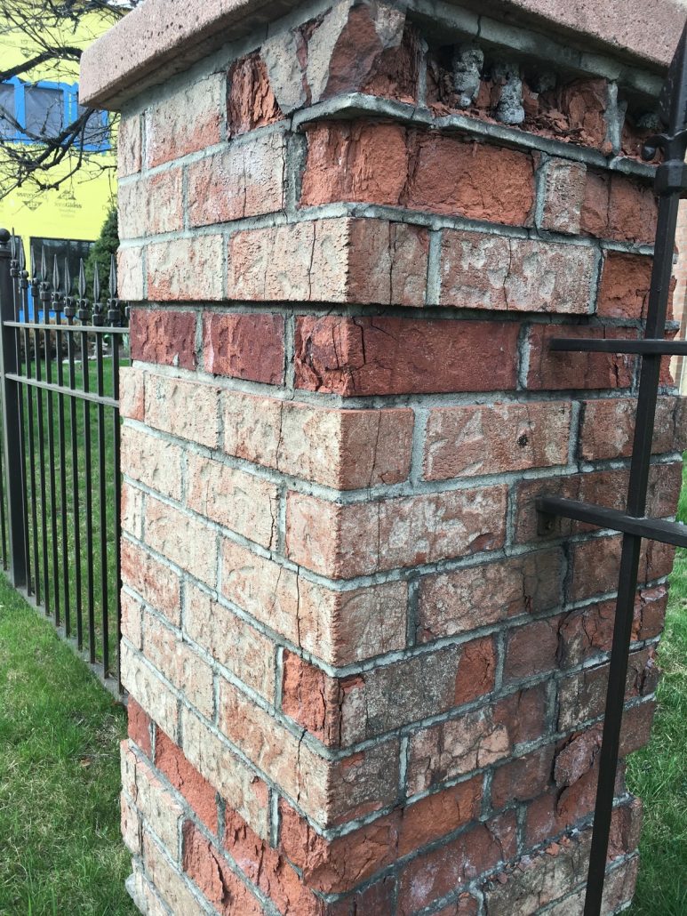 Spalling brick repair Ottawa - project 47